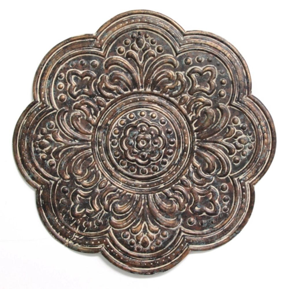 Kirkland's Rustic Bronze Metal Medallion Wall Plaque Hamilton Place
