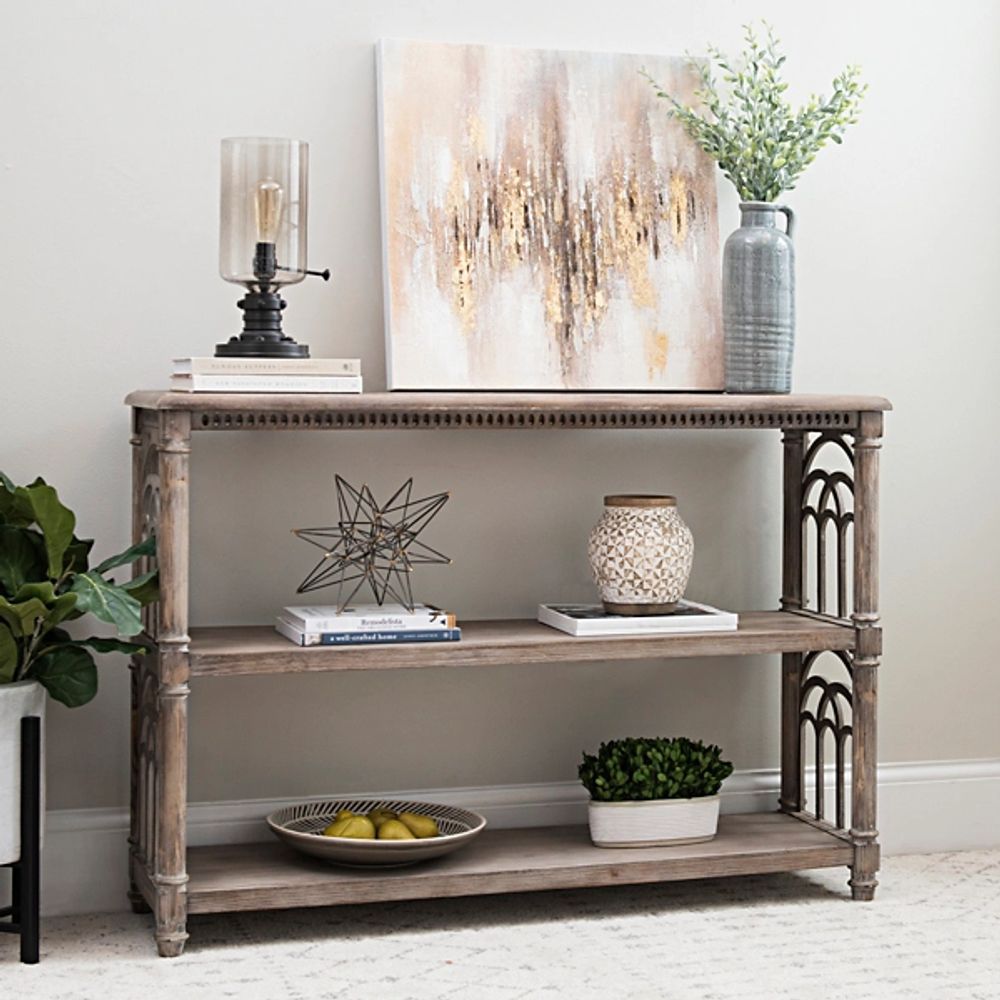 Kirkland's Arch Sides Cathedral Console Table Hamilton Place