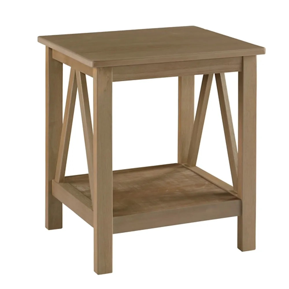 Kirkland's Charleston Rustic Gray Accent Table Hamilton Place