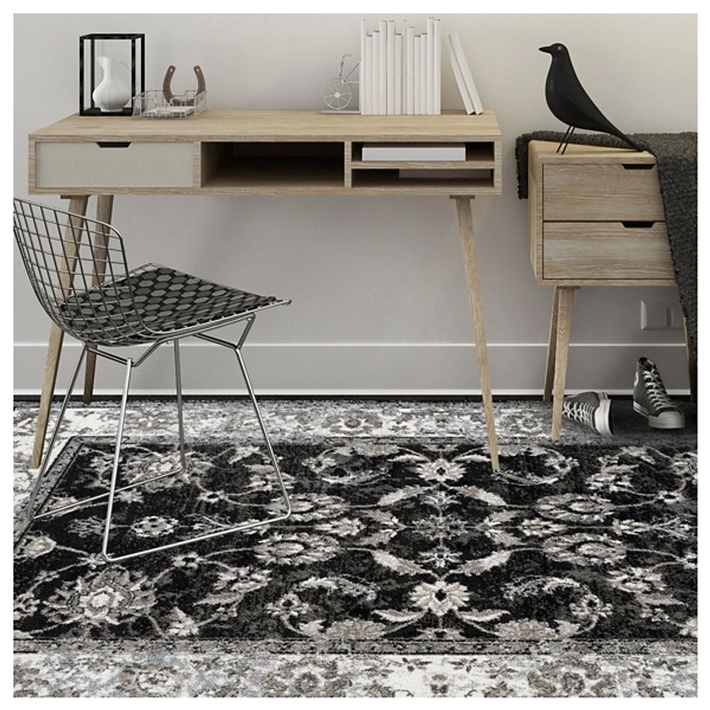Kirkland's Black Alex Area Rug, 5x7 Hamilton Place