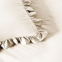 Kirkland's Ivory Ruffle Skirt 3-pc. King Comforter Set | Hamilton Place