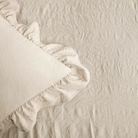 Kirklands Tan Ruffle Skirt 3-pc. King Comforter Set | Hamilton Place