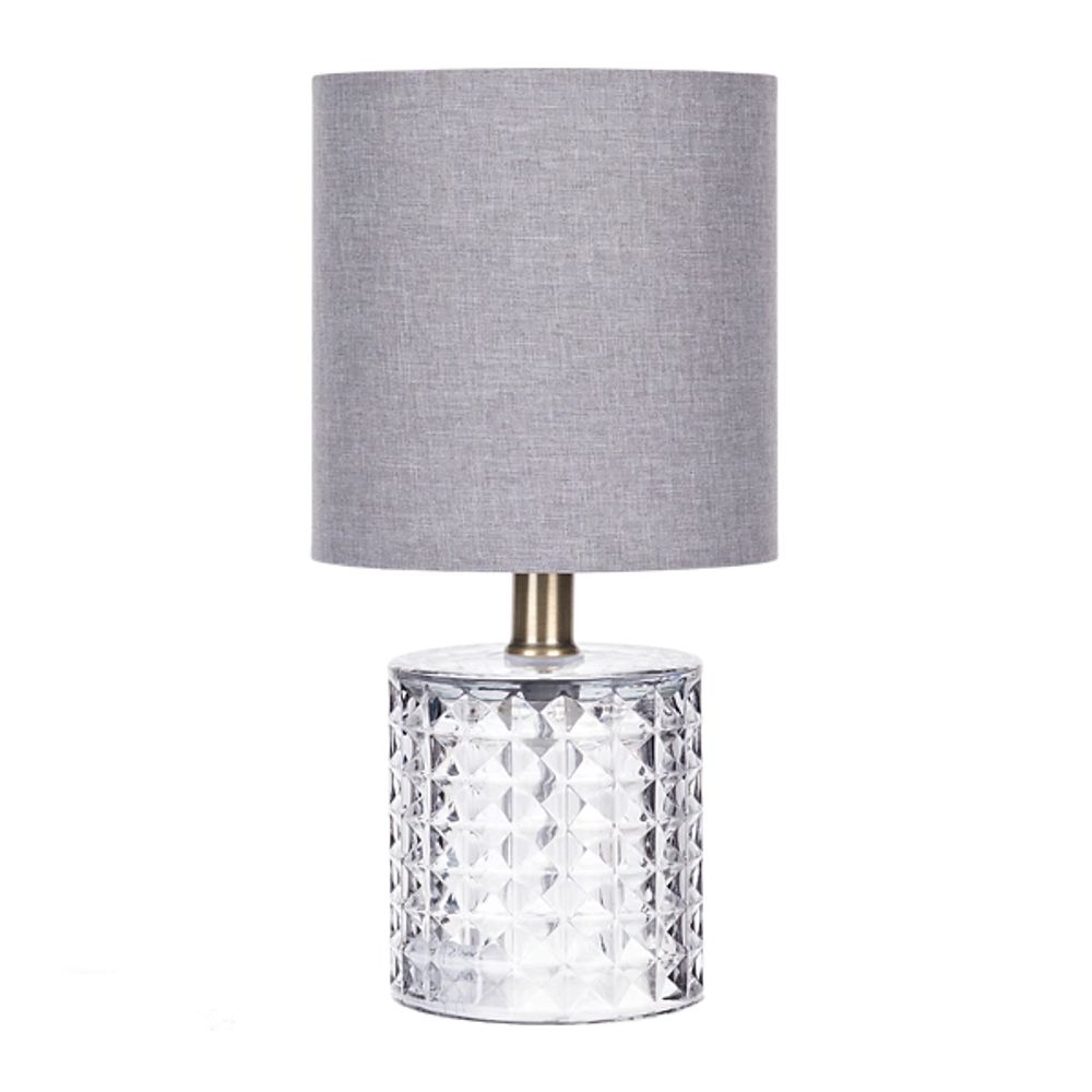 Kirkland's Bali Smoke Cut Glass Table Lamp Alexandria Mall