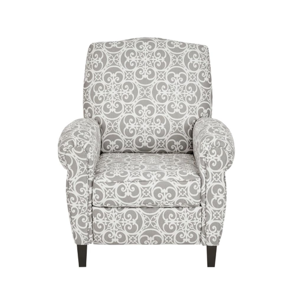 Kirkland s Gray Fretwork Orville Recliner Hamilton Place