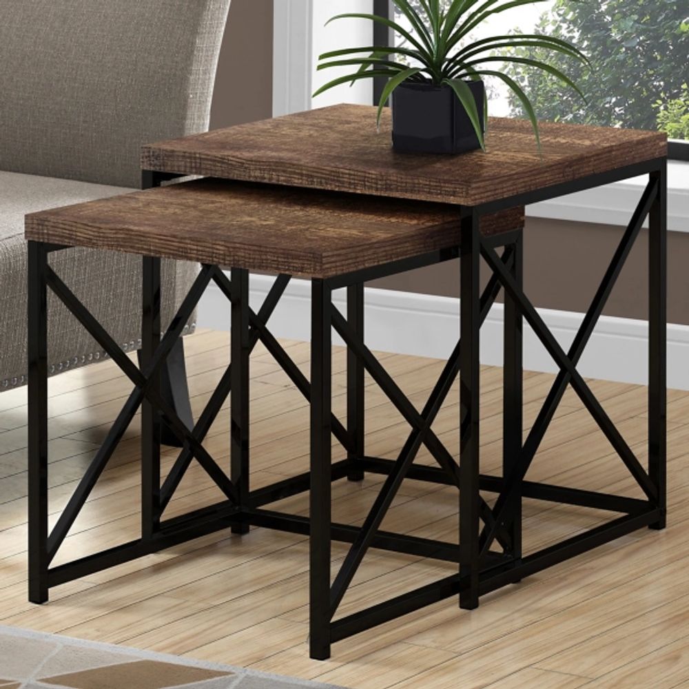 Kirkland's Mason Wood Nesting Tables Alexandria Mall