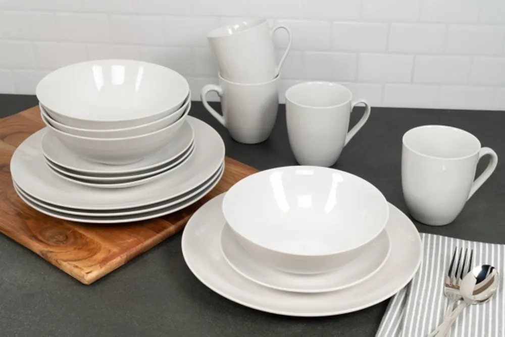 White coupe cheap dinnerware