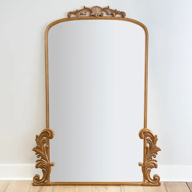 ま*ろ様 Clarin ヴィンテージ　クラリン Kirklands Gold Bordeaux Ornate Leaner Mirror, 46x63 in. at