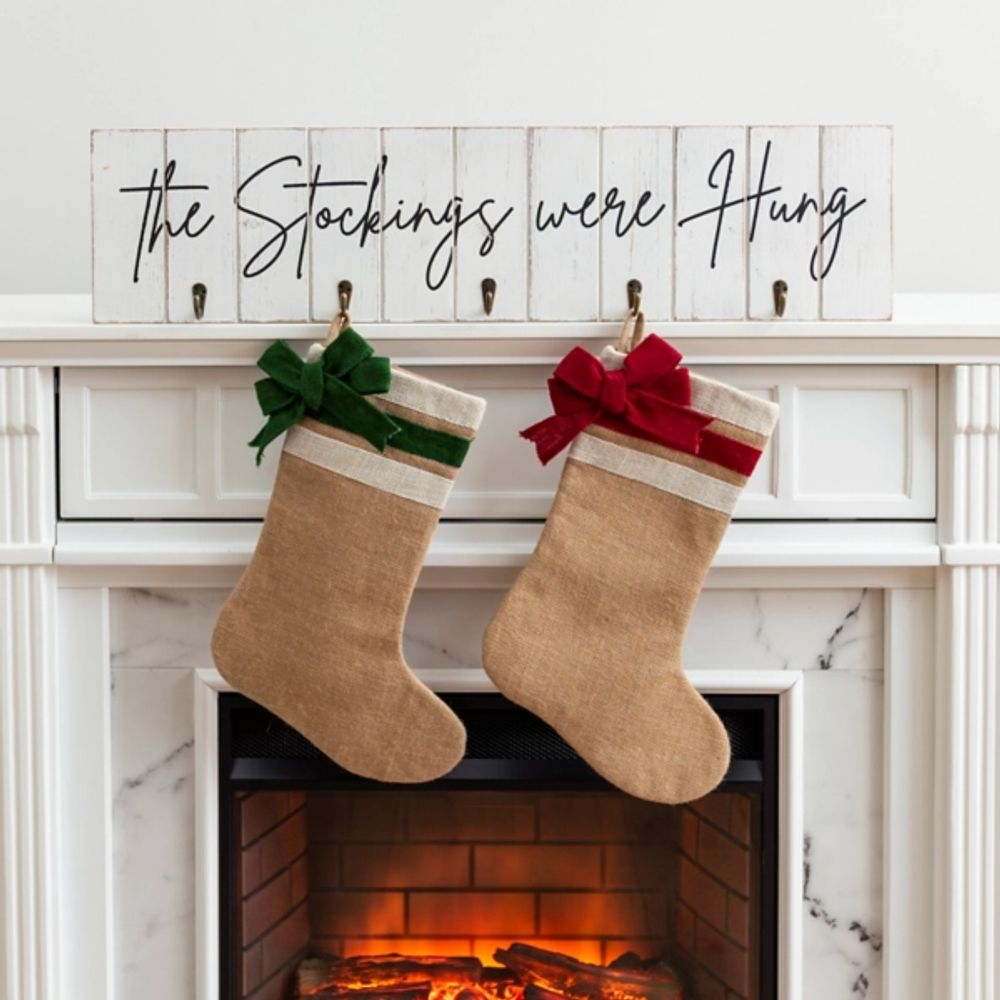 Kirkland's The Stockings Were Hung Mantel Stocking Holder Alexandria Mall