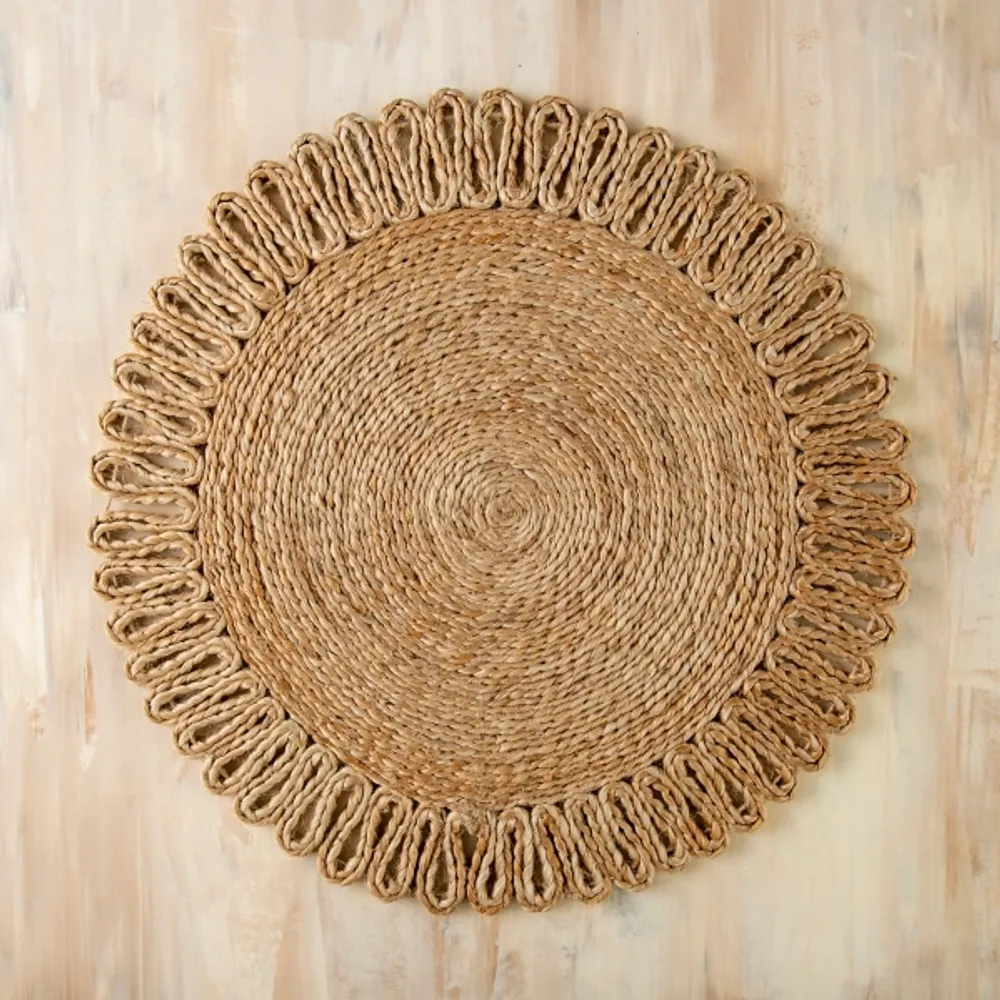 Kirklands Natural Woven Jute Placemat Hamilton Place