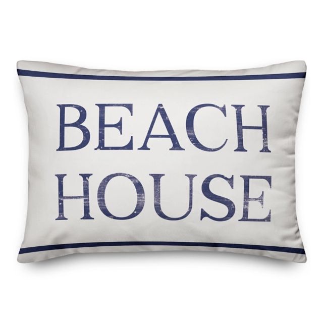 Beach shop house pillows