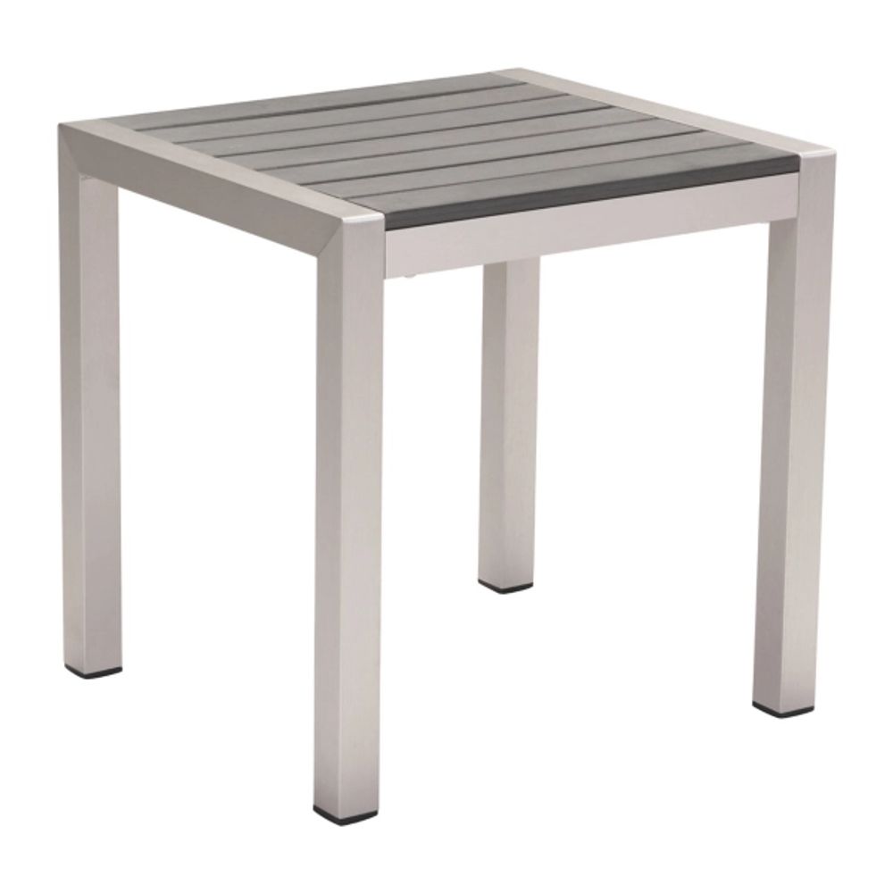 Kirkland's Silver and Gray Outdoor Accent Table Hamilton Place