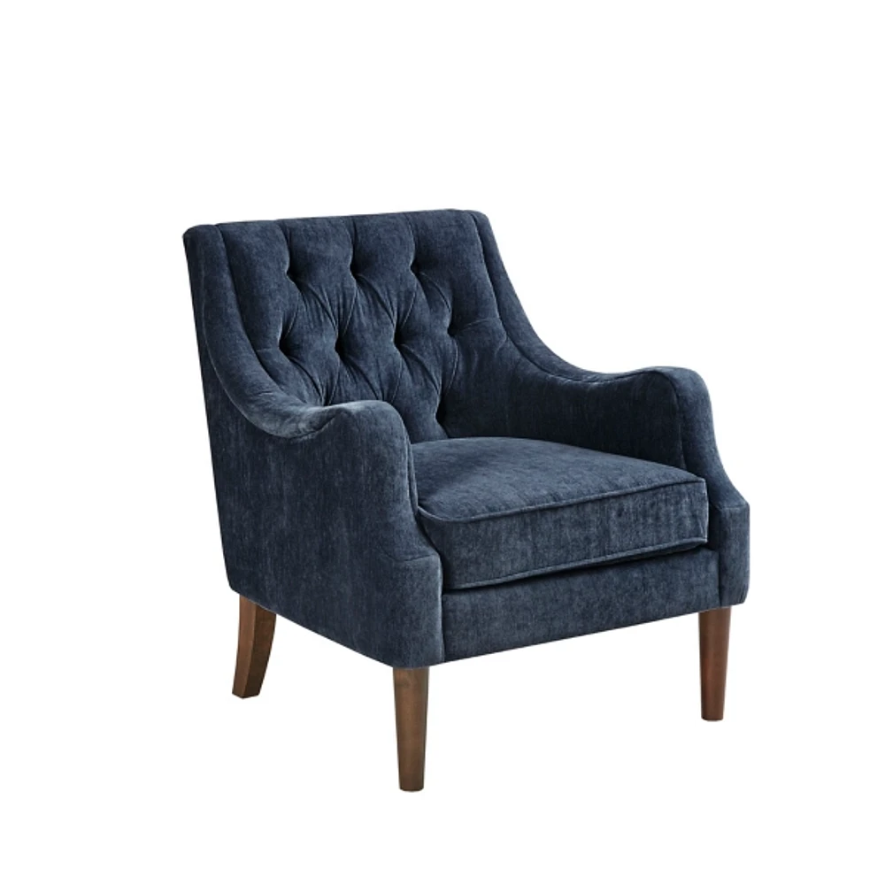 Kirkland's Navy Button Tufted Accent Chair Hamilton Place