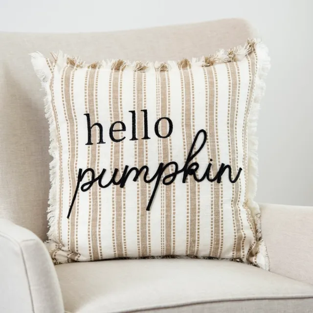 Hey pumpkin clearance pillow