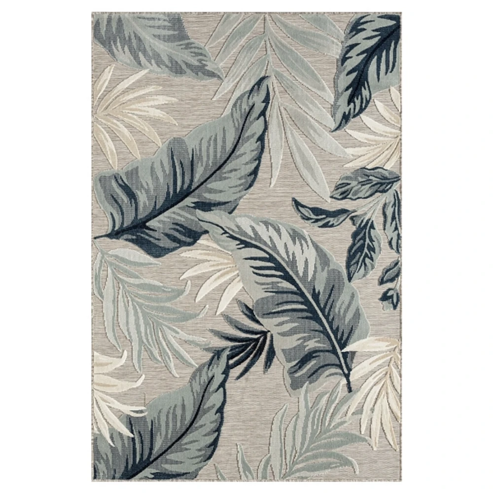 Kirklands Ferns and Palms Indoor/Outdoor Area Rug | Hamilton Place