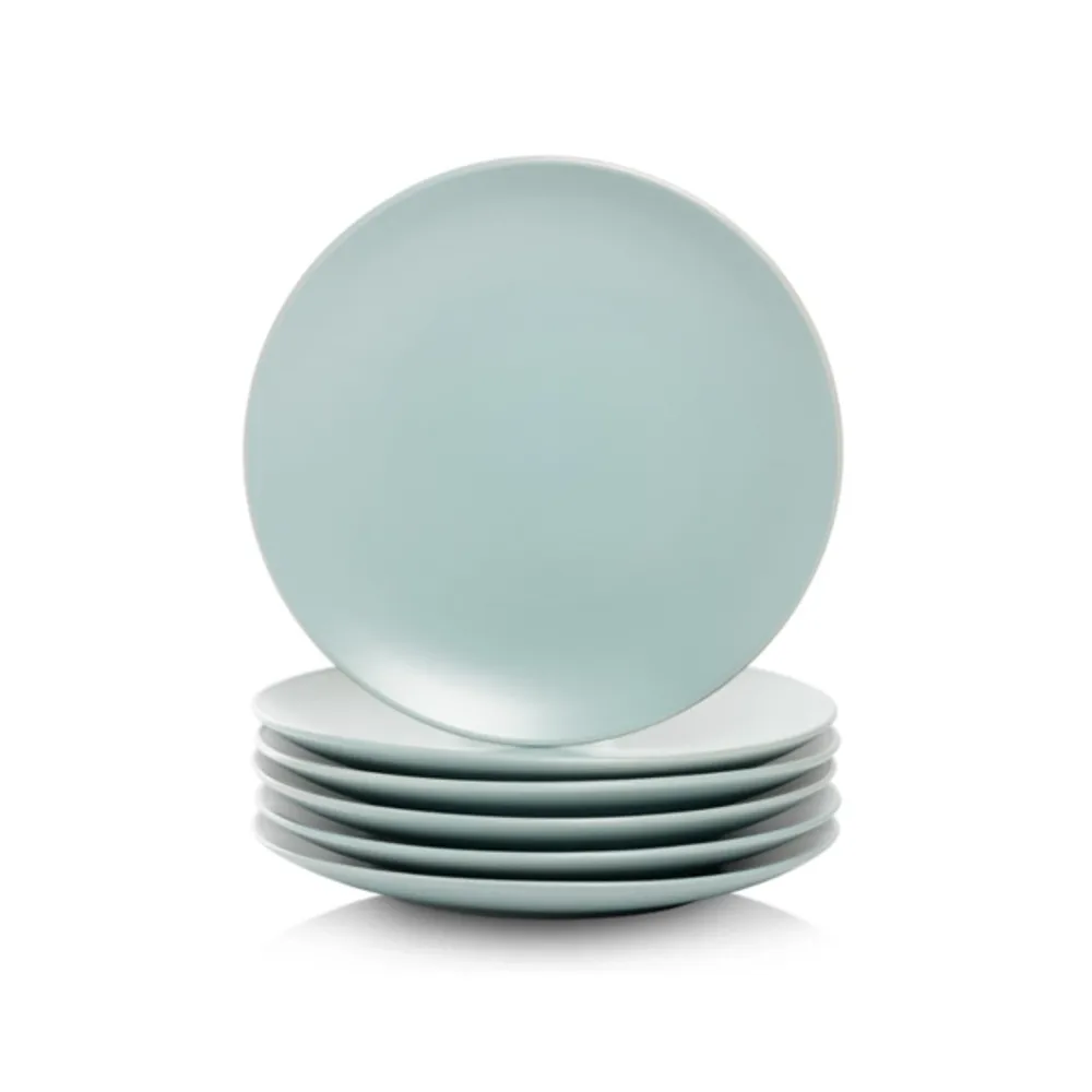 Kirklands Mineral Blue Classic Coupe Salad Plates, Set of 6 Hamilton Place