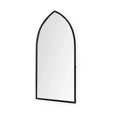 Kirkland's Giovanna Gold Metal Frame Pointed Arch Wall Mirror ...