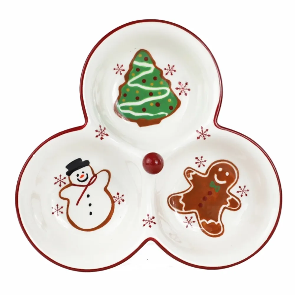 Three sectional christmas tree