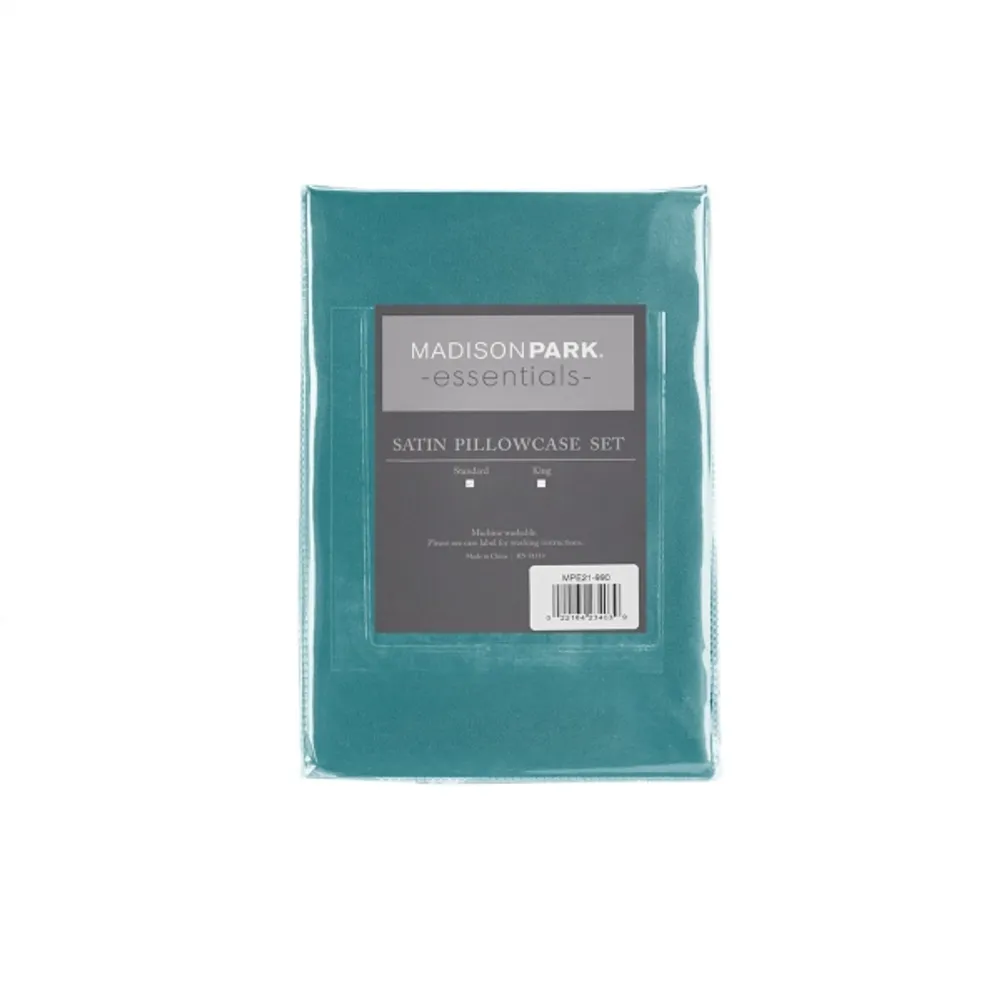 Teal clearance satin pillowcase