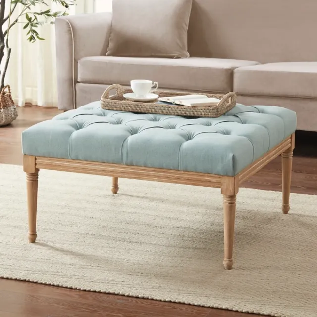 Martha stewart cedric grey accent deals ottoman