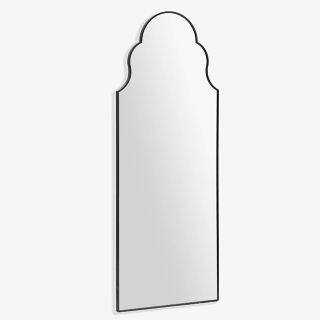 Kirklands Sophia Black Metal Arch Leaner Mirror at Hamilton Place