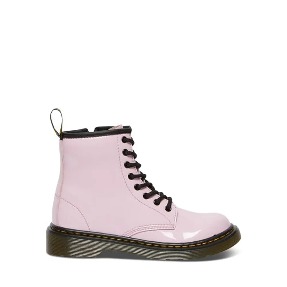 Kids patent cheap leather boots