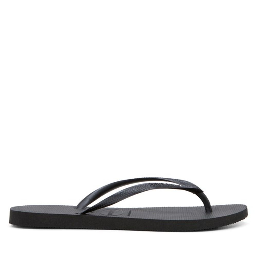 Havaianas women's slim sale flip flops black