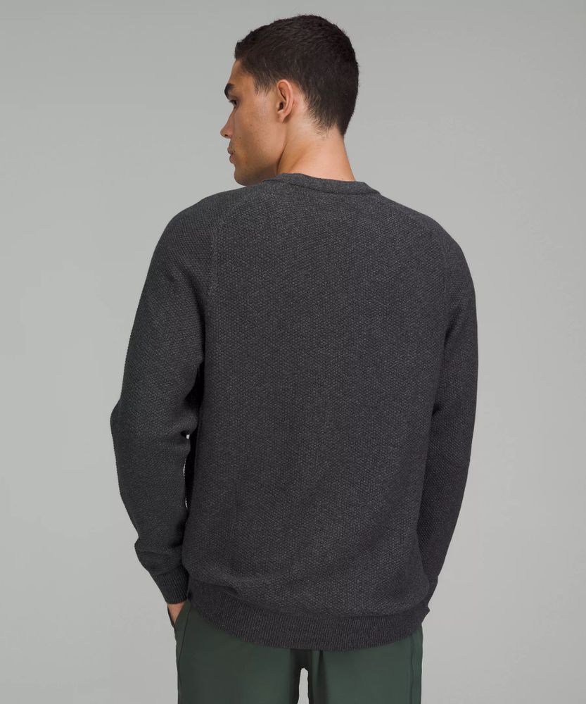 Textured Knit Crewneck Sweater | Men's Hoodies & Sweatshirts