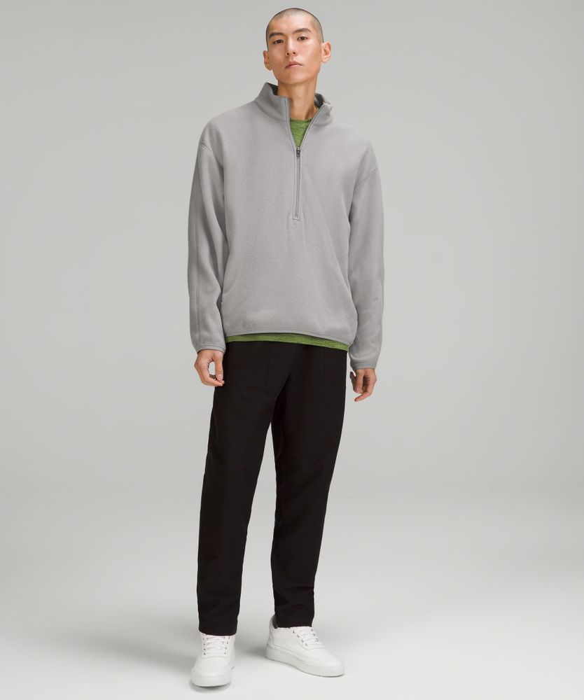 Lululemon Oversized-Fit Fleece Half Zip buy L True Navy