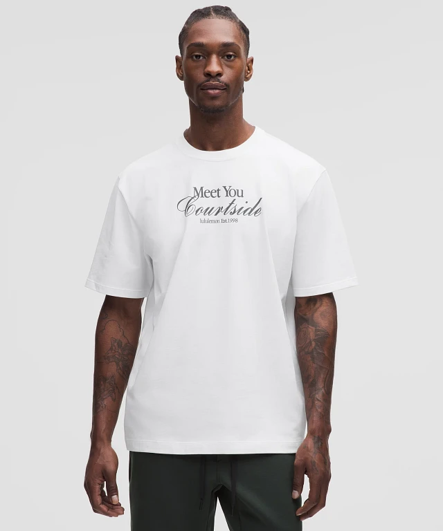 【lululemon】グラフィック Heavyweight Cotton Jersey☆Tシャツ Heavyweight Cotton Jersey T-Shirt *Graphic | Men's Short