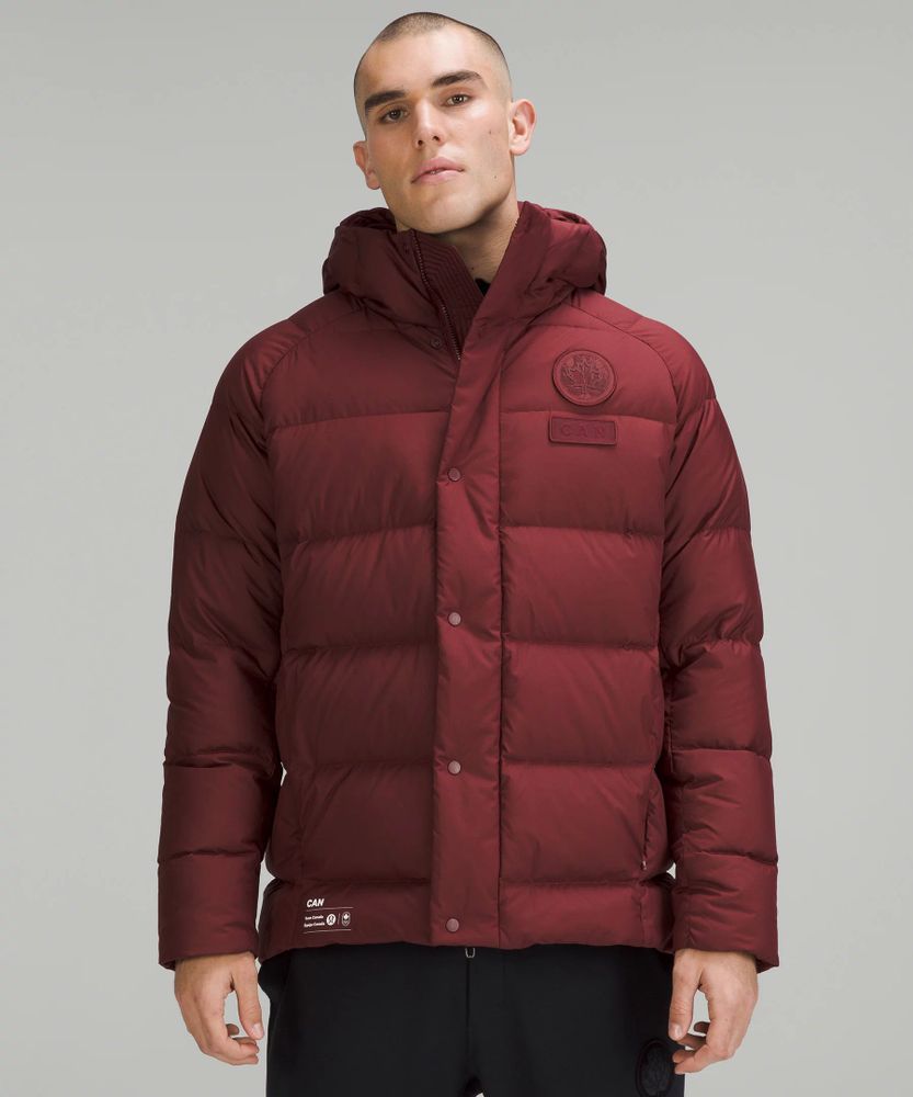 Hooded puffer outlet bomber jacket