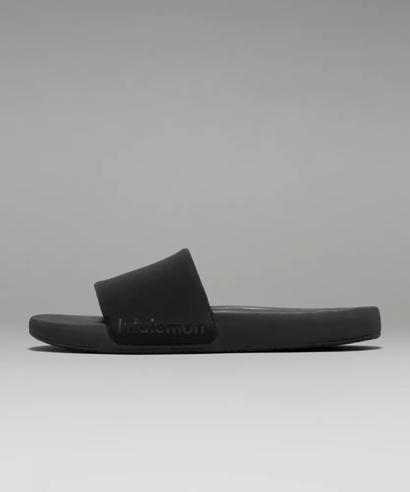 日本未発売Lululemon Restfeel Slide ブラック 10 US Lululemon Womens Restfeel Slide - Black / Graphite Grey
