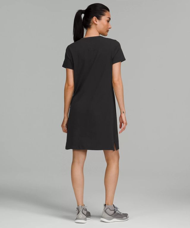 Lululemon athletica Cotton Wrap-Front T-Shirt Dress | Women's