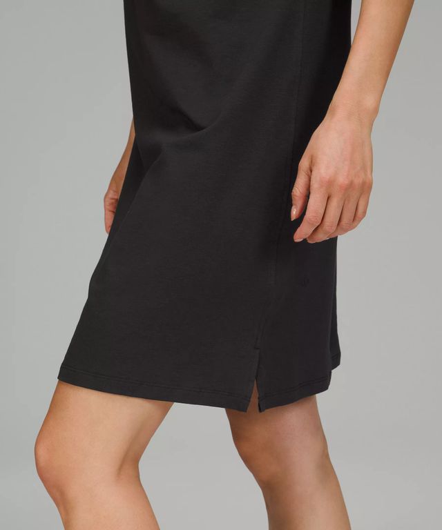 Lululemon athletica Cotton Wrap-Front T-Shirt Dress | Women's