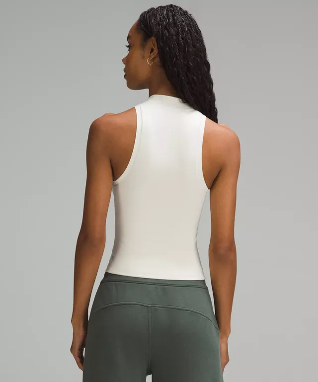 Lululemon ワンダーパフベスト テックキャンバス ダークモカ Lululemon athletica Wundermost Ultra-Soft Nulu Mockneck Tank