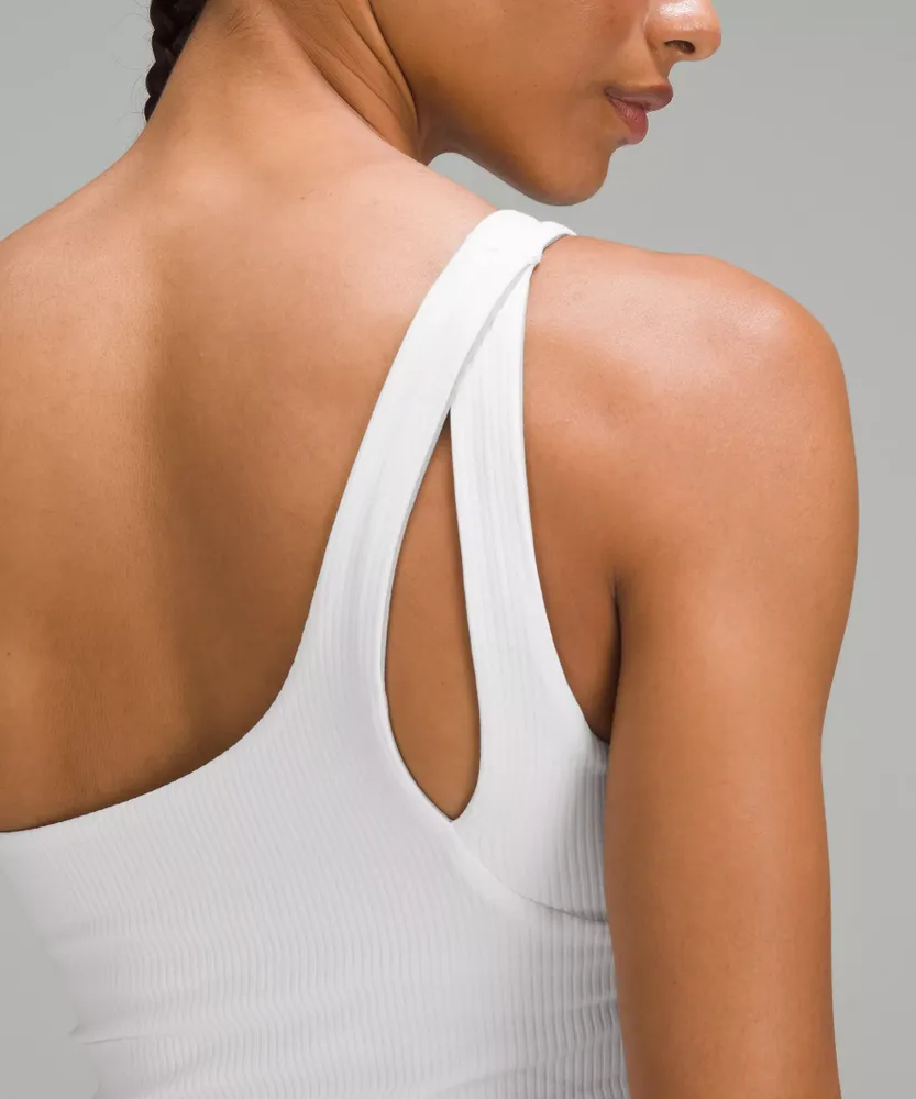 Lululemon athletica Ribbed Nulu Asymmetrical Yoga Tank Top
