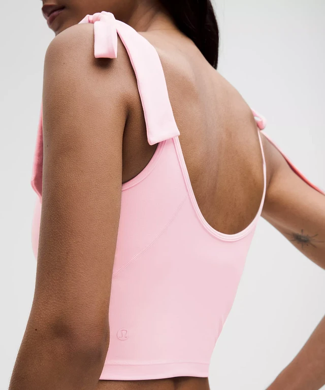 Lululemon athletica Nulu Bow-Detail Tank Top *Balletcore Set at