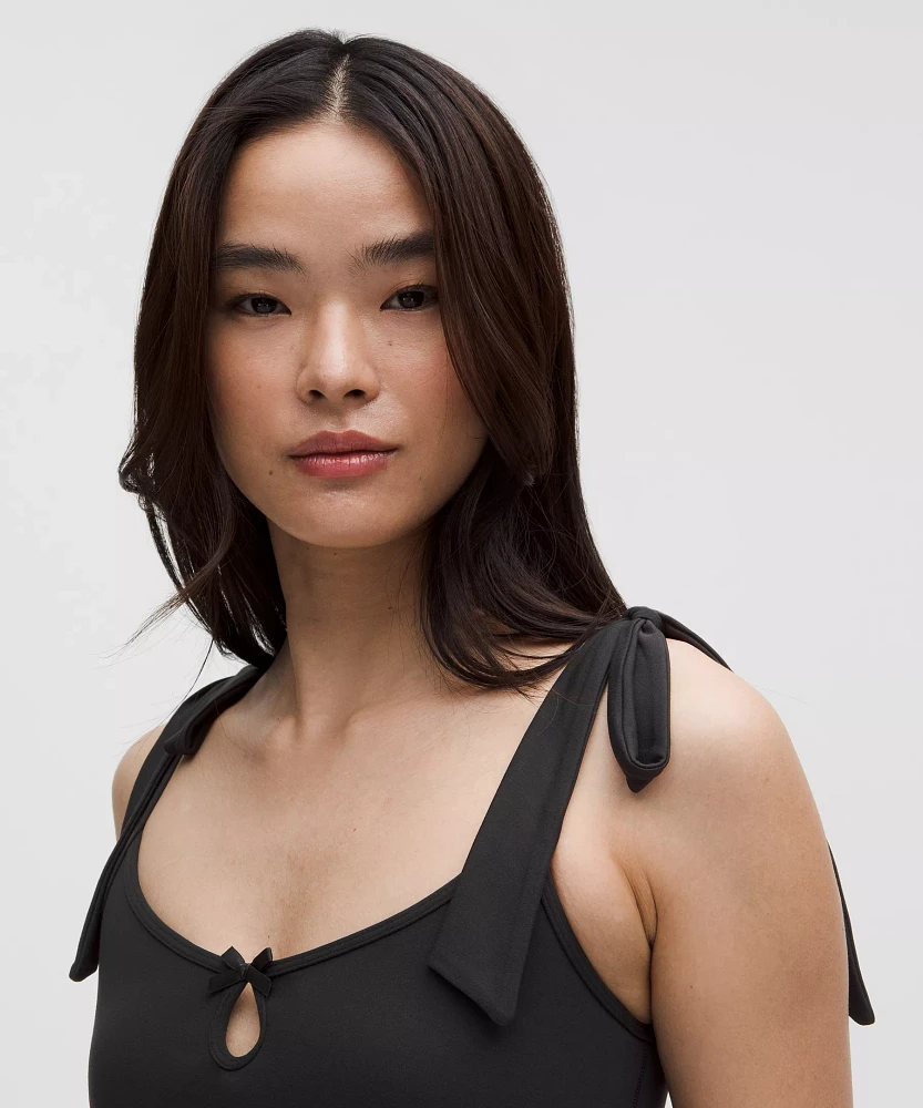Lululemon athletica Nulu Bow-Detail Tank Top *Balletcore Set