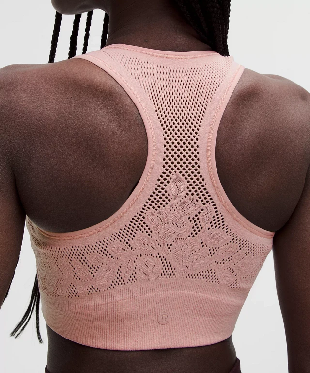 Lululemon athletica RevealKnit Floral Bra *Light Support, C