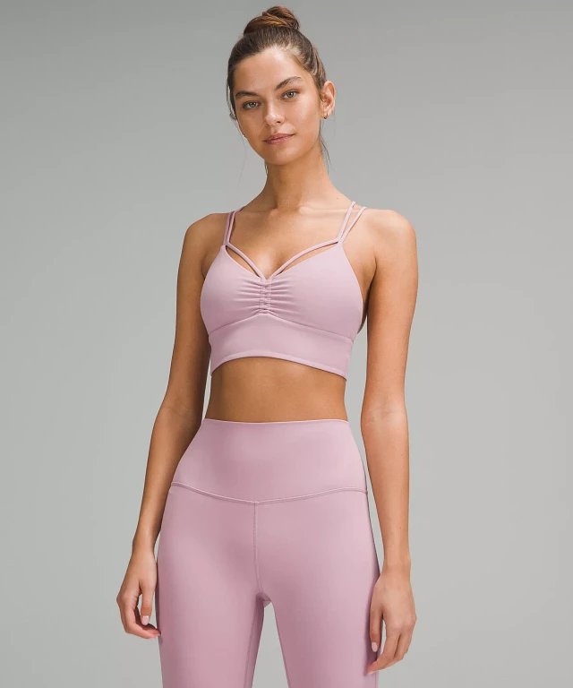 Lululemon athletica Nulu Strappy V-Neck Yoga Bra *Light