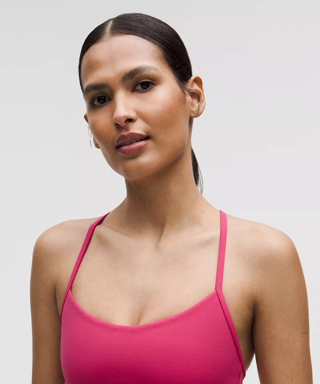 【lululemon】ヨガ☆Nulu Ruched Spaghetti-Srap ブラ A-Cカップ Lululemon athletica Nulu Ruched Spaghetti-Strap Bra *Light