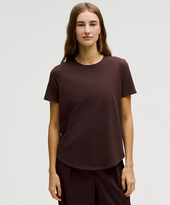 lululemon☆オーガニック Cotton Straight-Hem Crewneck Tシャツ Organic Cotton Straight-Hem Crewneck T-Shirt | Women's Short