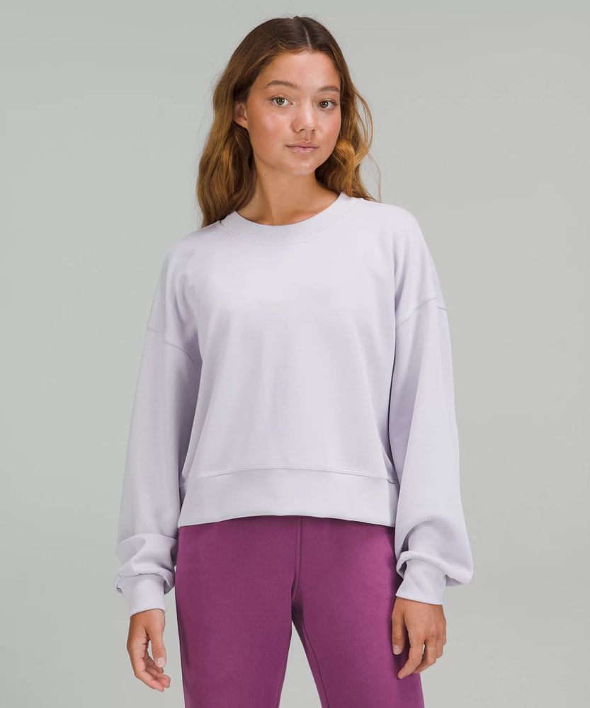 Lululemon athletica Perfectly Oversized Cropped Crew *Softstreme