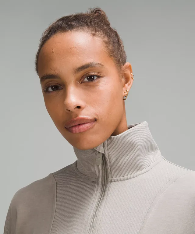 Lululemon athletica Brushed Softstreme Ribbed Half Zip | Women's
