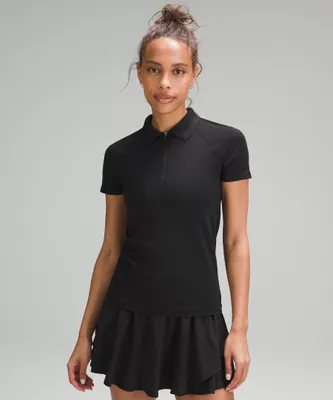 Athletic polo best sale shirts women's