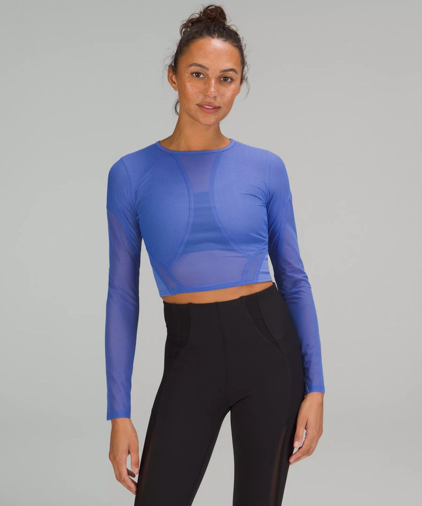 Lululemon see through mesh sale yoga pants