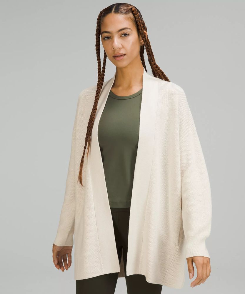 Merino clearance wrap sweater