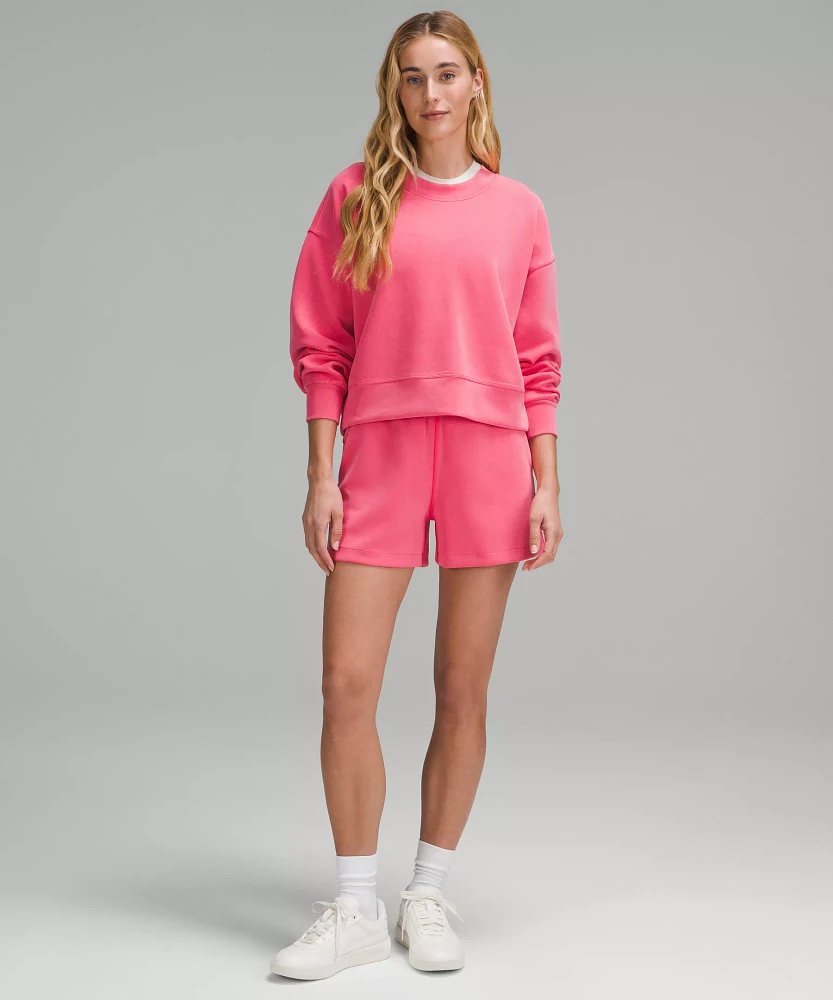 Lululemon perfectly oversized crop good crew pink