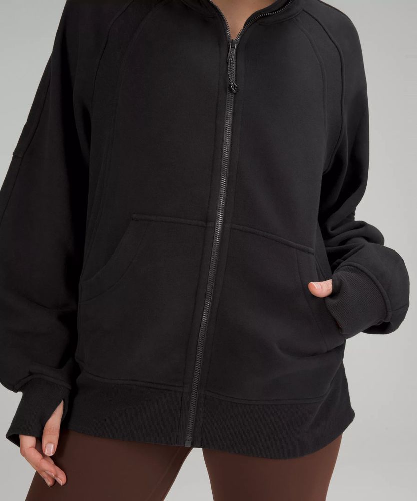 Lululemon black discount zip up sweater