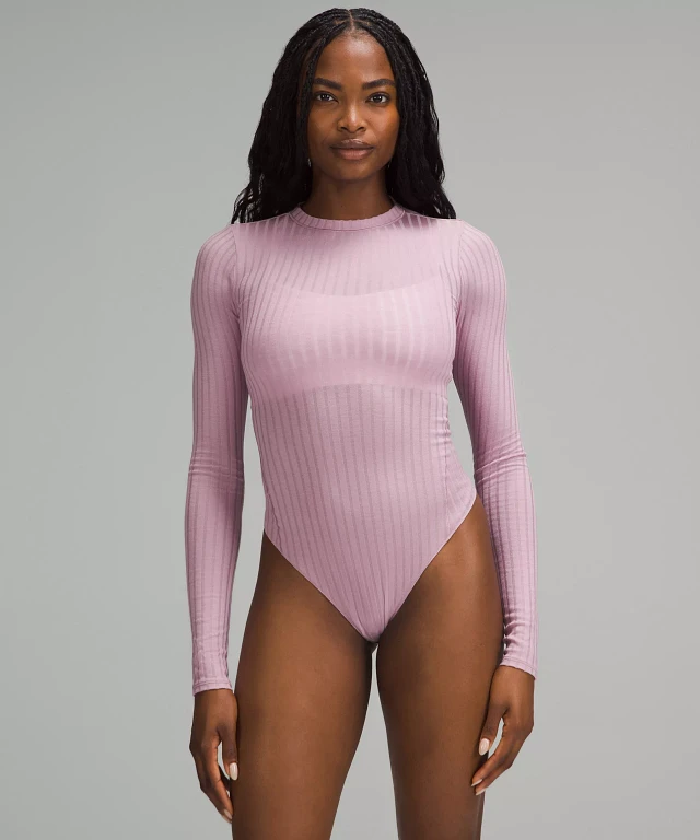 Lululemon athletica Wundermost Ribbed Wool Crewneck Long-Sleeve