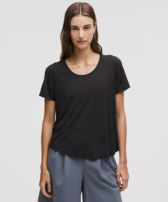 Lululemon athletica All It Takes Back-Twist Ribbed Short-Sleeve